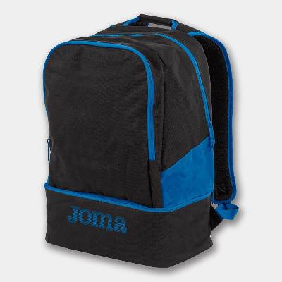 JOMA BATOH ESTADIO III S BOTNÍKEM - Černá, Modrá - velikost uni