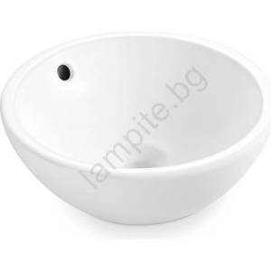 Bathco 4015 - мивка за плот CASTELLON Ø 35 см, порцелан/бяла (BO0030)