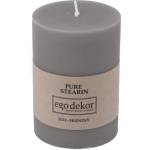 Ego dekor Сива приятелска свещ, време на горене 37 ч. Eco - Eco candles by Ego dekor (ZBC-3771041)