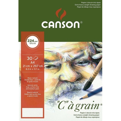 Canson C a grain skicár 224 g/m² 30 listov A5 jemnozrnný lepený