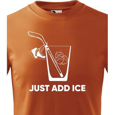dětské tričko Just add ice Oranžová