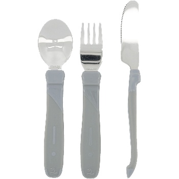 Детски прибори Twistshake Неръждаема стомана 12+ м Pastel Gr (7350083122148)