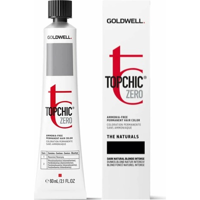 Goldwell Topchic Zero The Naturals Permanent Hair Color Permanentní barva 5NN Light Natural Brown Int. 60 ml