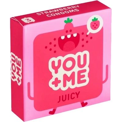 You&me JUICY - ароматизированные презервативы (3 шт. )