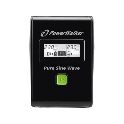 Impakt Powerwalker vi 600 sw fr line-interactive 600va 2x 230v en usb-b lcd pure sine wave