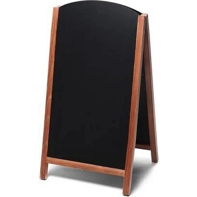 Extera.cz Reklamní křídová vysouvací tabule A, světle hnědá, 68 x 120 cm 11601
