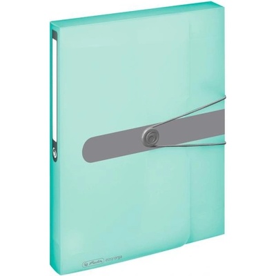 Herlitz Plastový box s gumičkou A4 PP mint