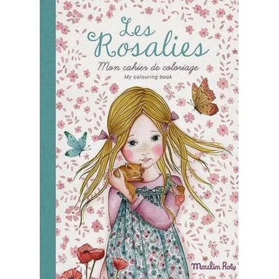 Moulin Roty Детска книжка за оцветяване Moulin Roty - Les Rosalies, 36 страници (710539)