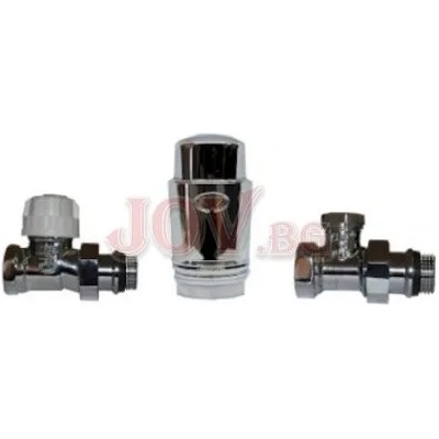 THS Thermostyle Радиаторен сет cayman-3 chrome ths 1/2 прав