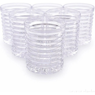 6 ks sada sklenice SPIRAL, objem 260 ml, výška 9,5 cm