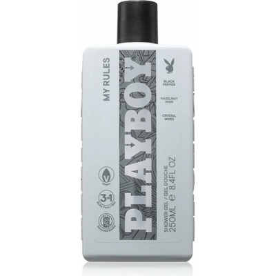 Playboy My Rules sprchový gél 3v1 pre mužov 250 ml