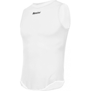 Santini Мъжко горнище Santini Lieve Sleveless Baselayer Synthetic base layer - Bianco - размер XL/XXL (014-1750-0113)