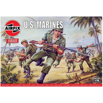 Airfix WWII U.S. Marines Classic Kit VINTAGE 1:76