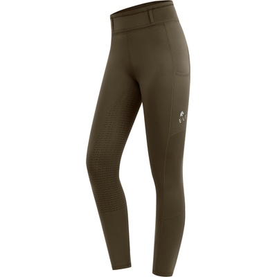 ELT Dámske jazdecké Ella Leggings Green Brown