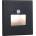 Paulmann 93135 - LED/1, 2W Лампа за стълбище със сензор EDGE 230V черен (W4466)