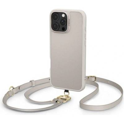 Spigen Magsafe Кожен Калъф с Връзки за iPhone 16 Pro, Spigen Cyrill Kajuk Classic Charm, Бежов (ACS08410)