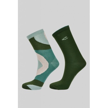 Camel Active ponožky WOMEN COCKS SWIRL 2ER zelená