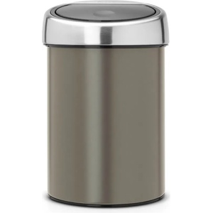 Brabantia 3 л. кошче за боклук в цвят платина Brabantia от серия Touch Bin (647215)