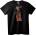 NOONEBRAND Тениска с текстов арт на Naruto - 4XL, Black
