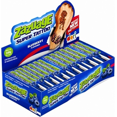 Zazuage borůvkové lízátko 50 x 10,8 g