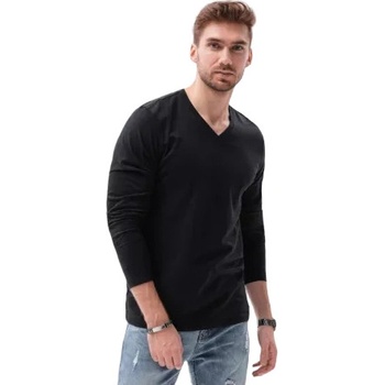 Ombre T-shirt LS 136 V6 black čierne