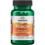 Swanson Niacin, 100 mg, 250 таблетки, Swanson (SW043)