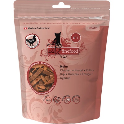catz finefood Meatz - Výhodné balení 2 x N°3 kuřecí 45 g