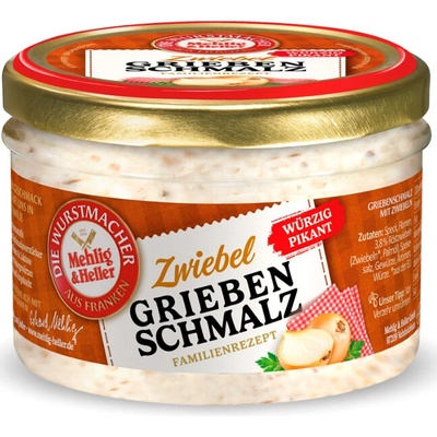 Mehlig & Heller škvarková pomazánka s cibulkou 160 g – Zbozi.Blesk.cz