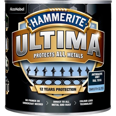 Hammerite Ultima Smooth 2,2 l antracitová
