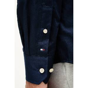 Tommy Hilfiger риза мъжка от памук с еластан (MW0MW41824) - answear - 109,51 лв