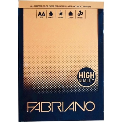 Fabriano Копирен картон Fabriano, A4, 160 g/m2, кайсия, 50 листа