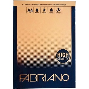 Fabriano Копирен картон Fabriano, A4, 160 g/m2, кайсия, 50 листа