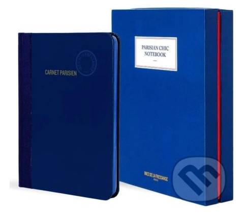 Parisian Chic Notebook blue, large