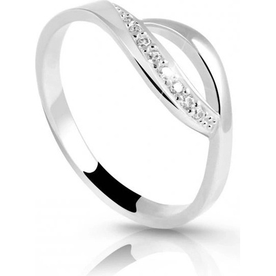 Cutie Jewellery prsteň z bieleho zlata so zirkónmi Z6736-2346 10 X 2