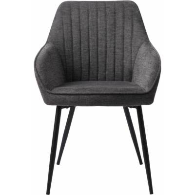 Unique Furniture Nolan s podrúčkami tmavosivá