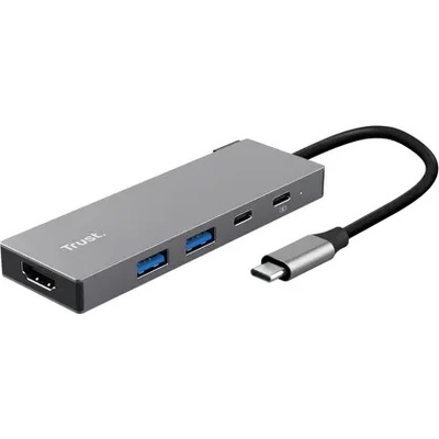 Trust USB хъб, TRUST Dalyx 5-IN-1 Multiport Hub (26062)