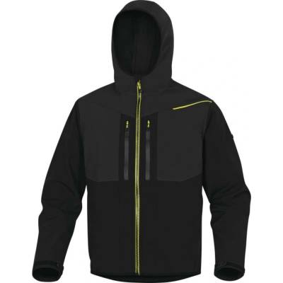 Delta Plus HORTEN2 softshell bunda čierna/žltá HV