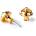 Dunlop SLS1104G Gold Strap-Lock/Страп лок (SLS1104G)