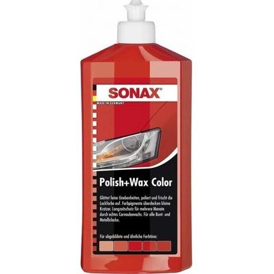 Sonax Polish & Wax COLOR červená 250 ml