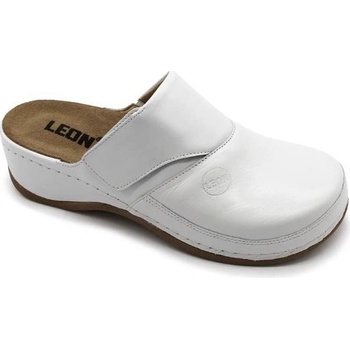 Leon 2019 dámská zdravotní kožená obuv uzavřená bílá