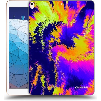 Picasee silikónový prehľadný obal Apple iPad Air 10.5 2019 3.generace Burn