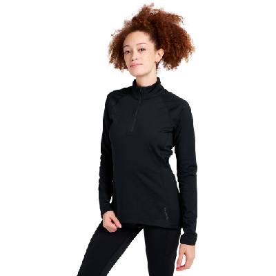Dámské Termoprádlo Burton Heavyweight X Base Layer Quarter-Zip True Black Velikost: XL