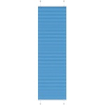 vidaXL Плисирана щора, синя, 55x200 см, ширина на плата 54, 4 см, полиестер (4015202)