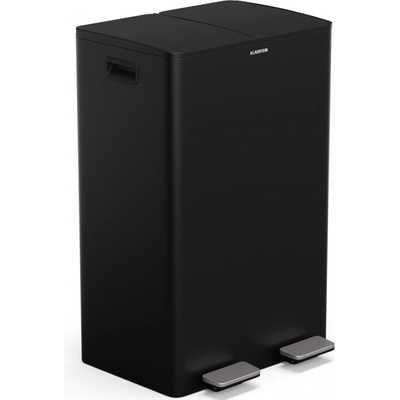 Klarstein EcoVista, odpadkový koš s kompostérem, 60 l + 3 l/koš + kompostér, Soft-Close KG28-60L-sch – Zboží Dáma