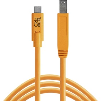 Tether Tools TET-CUC3415-ORG USB-C to 3.0, Male B, 4,6m, oranžový