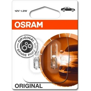 OSRAM Крушка osram w1, 2w, 12v, 1.2w, 2 броя