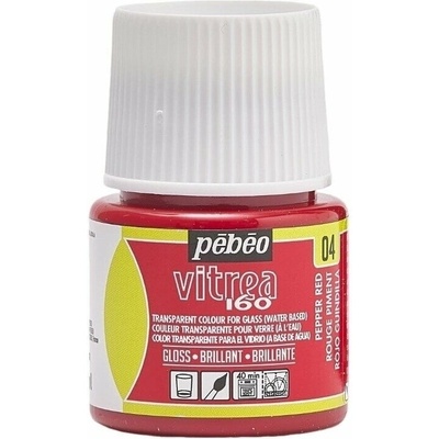 Pébéo Vitrea 160 Farba na sklo Pepper Red 45 ml 1 ks