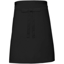 Link Kitchen Wear Pekárska zástera s vreckom X964T Black 90 x 50 cm