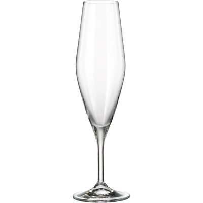 Crystalite Bohemia poháre na šampanské Gavia 6 x 210 ml
