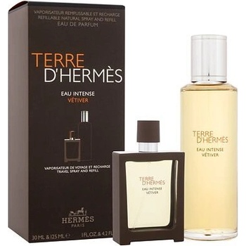Hermes Terre d'Hermès Eau Intense Vétiver EDP 30 ml + náplň EDP 125 ml dárková sada